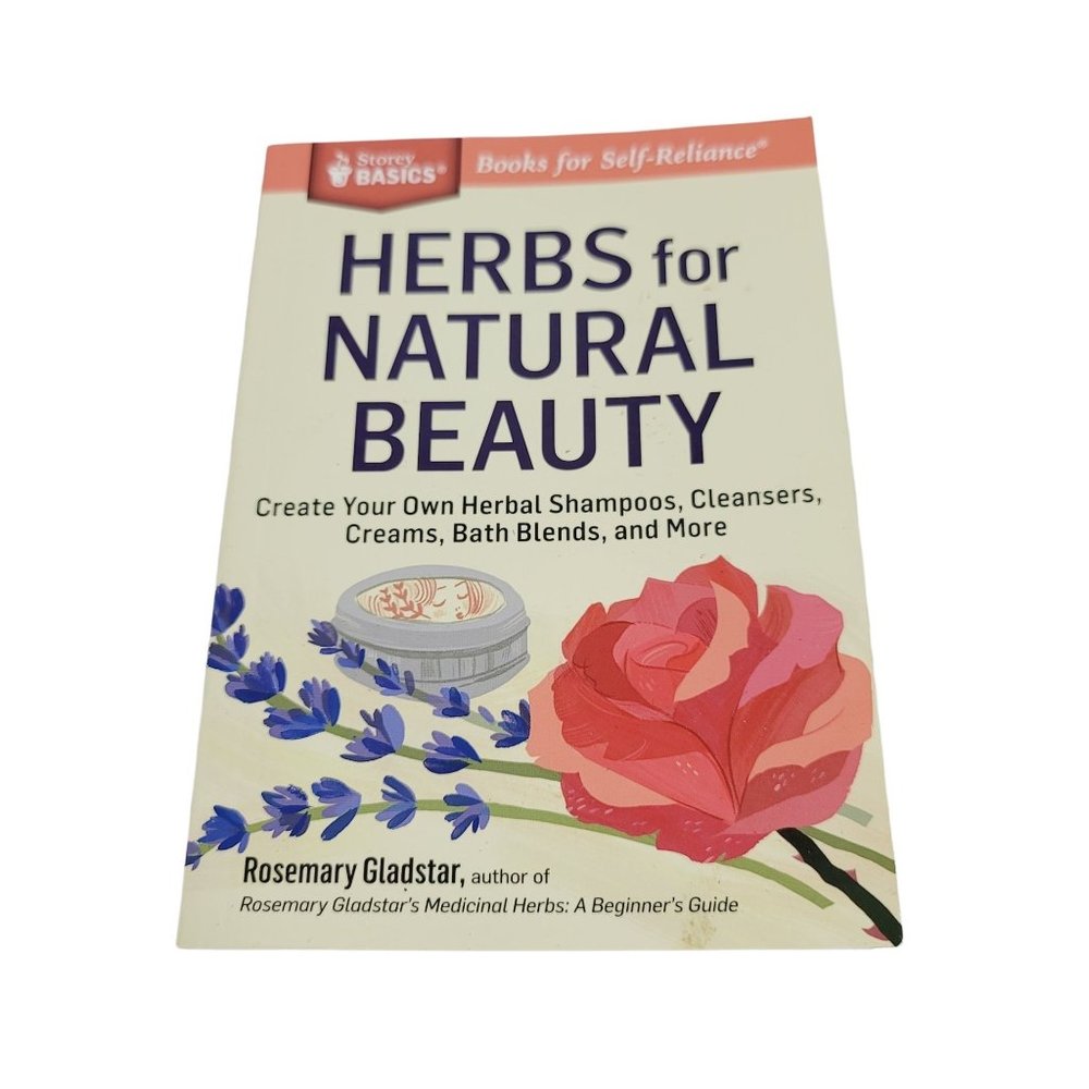 Herbs For Natural Beauty by Rosemary Gladstar | Paperback Reference Book